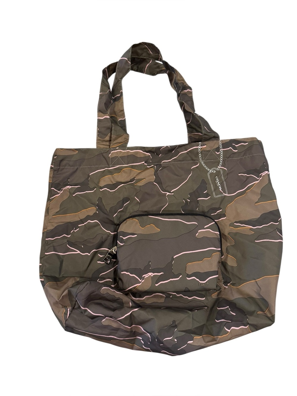 Coach Packable Tote with Wild Camo Print - NWOT - No Signs of Wear - Picture 4 of 8